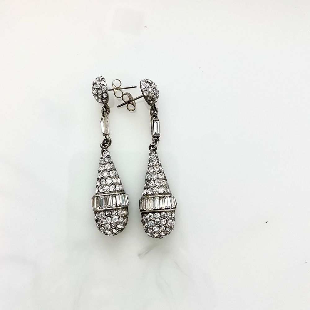 Ben-Amun Deco Crystal Teardrops - Picture 6 of 7